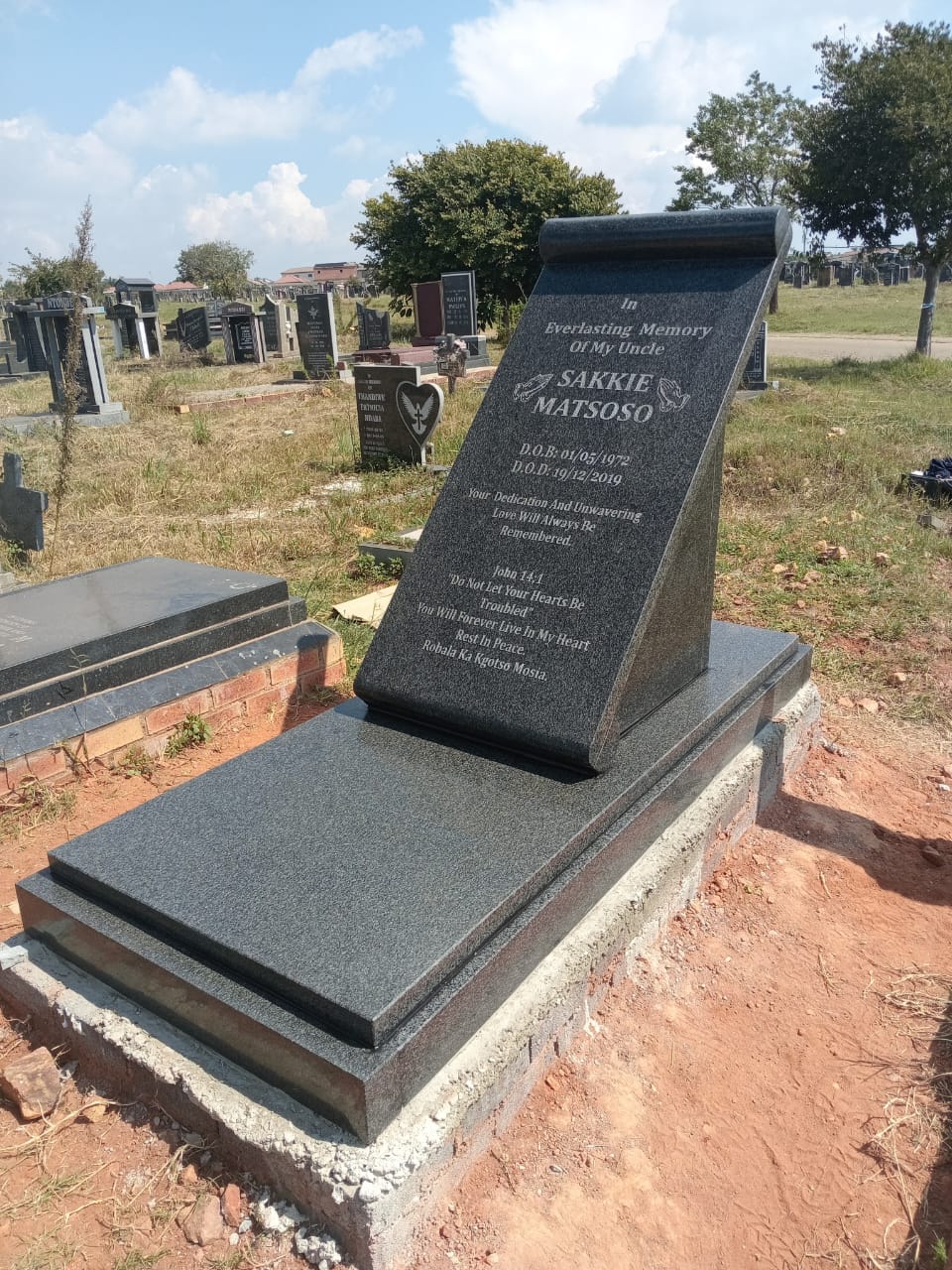 Matsoso tombstone